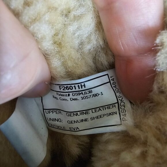 UGG Womens Classic Tall II Boots Sz 8 Brown Leather & Sheepskin 5815 Casual - Picture 10 of 13